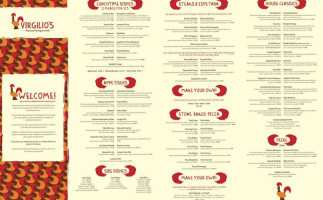 Virgilio's Pizzeria Portugese Grill menu