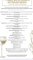 Goldcroft Inn menu