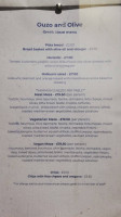 Ouzo And Olives menu