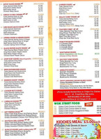Tasty Wok Comber menu