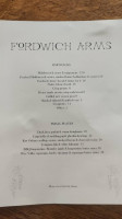 Fordwich Arms menu
