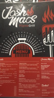 Josh Macs menu