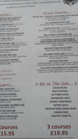 The Tiger Inn menu