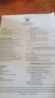 Prince Of Wales menu