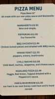 The Old Rectory Inn menu