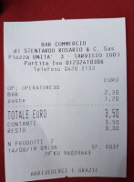 Commercio Tarvisio menu