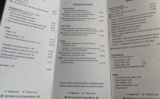 Cafe Kisimul menu