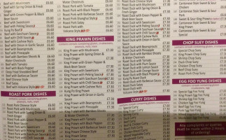 Lucky House Chinese menu