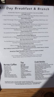 V's Cafe menu