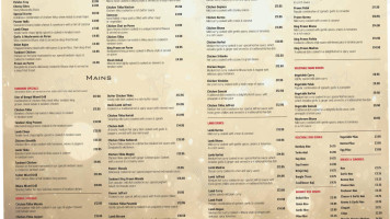 Star Of Bengal Duke Street Darlington menu