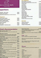 Woodthorpe Tandoori menu
