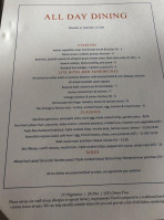 The Orangery At St Elphin's Park menu