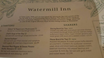 Watermill Inn menu