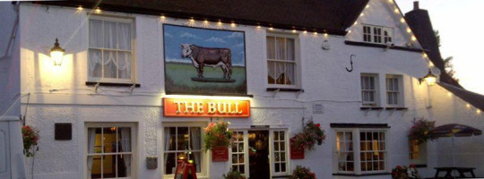 The Bull outside