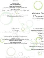 Gallahue's menu