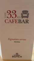 The 33rd Cafe food