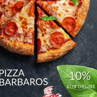 Pizza Barbaros food