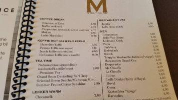 Het Magazijn menu