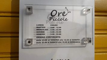 Ore Piccole Cornetteria food