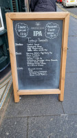 Brewers Arms menu