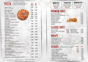 East Leake Pizza menu