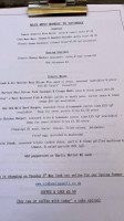 The Old Dunnings Mill menu