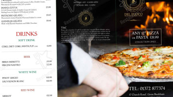 Del Fuoco Pizzeria Cafe menu