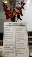 Farmers Arms menu