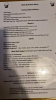 The Black Bull menu