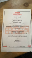 The Old Tannery menu
