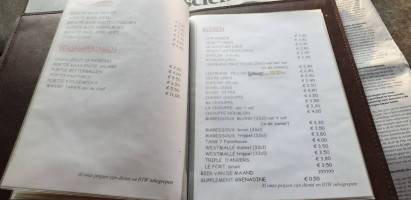 De Kwaakvos menu