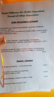 Berggasthof Lanzenschuster menu