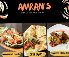 Amran's Indian Kitchen Grill inside