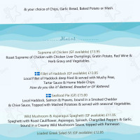The Waterfront And Grill menu