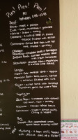 The Chestnut Horse Inn menu