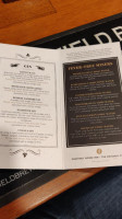 The Chestnut Horse Inn menu