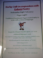 Eydon's Pantry menu