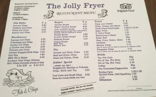 The Jolly Fryer menu