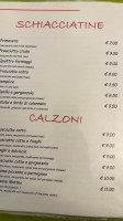 Trattoria Pizzeria Le Balze Di Valentina Gazzini C menu