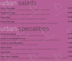 Urban Karahi menu