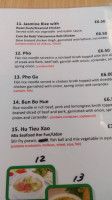 Banh Mi 108 menu