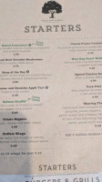 The Beeches menu