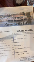 Heron On The Lake food