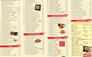 Evergreen Chinese Takeaway menu