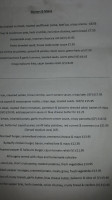 Chequers Inn menu