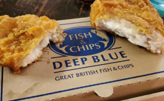 Deep Blue Fish Chips food