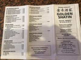 Golden Shatin menu