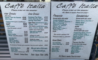 Caffe Italia menu