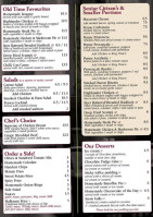 Royal Bar Restaurant menu