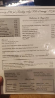 The Plough Inn, Lathom menu